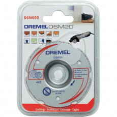ОТРЕЗНОЙ ДИСК  МНОГОФУНКЦИОНАЛЬНЫЙ ТВЕРДОСПЛАВНЫЙ ДЛЯ РЕЗКИ ЗАПОДЛИЦО DREMEL (DSM 600) 1шт