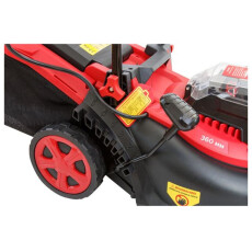 Газонокосилка аккумуляторная WORTEX CLM 3536 ALL1 (2 АКБ 4Ач + ЗУ)