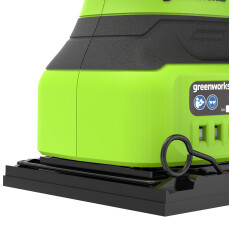 Плоскошлифовальная аккумуляторная машина Greenworks G24SS14 24V (АКБ 2Ач + ЗУ)