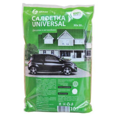 Салфетка из 100% микрофибры универсальная GraSS, 30*30см (10 шт.)