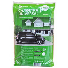 Салфетка из 100% микрофибры универсальная GraSS. 35*40см. (10 шт.)