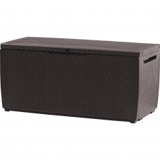 Сундук пластиковый уличный Keter Storage Box RATTAN STYLE (коричневый)