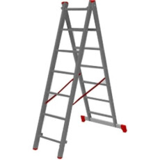 Лестница алюм. 2-х секц. 177/318см 2х7 ступ., 5,8кг PRO STARTUL (ST9947-07)