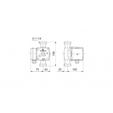 Циркуляционный насос Grundfos UP 20-07 N (59640506)