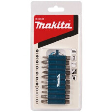 Сетевая дрель-шуруповерт Makita DF 0300X3 + набор бит (10 шт.)