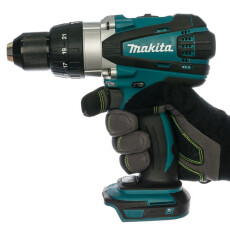 Аккум. ударная дрель-шуруповерт MAKITA LXT DHP 458 RFE в чем. (2 АКБ 3Ач + ЗУ)