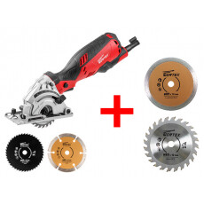 Циркулярная пила WORTEX HS 2865 + 5 пильных дисков