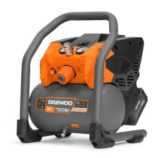 Компрессор аккумуляторный безмасляный DAEWOO DAC 80S Li SET