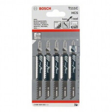 Пилка по дереву для лобзика  Bosch Basic for Wood T 119 B 100 мм 5 шт.