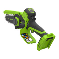 Мини-пила цепная аккумуляторная Greenworks CS2410AK4 24V (АКБ 4А/ч + ЗУ)
