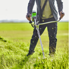 Аккумуляторный триммер Greenworks GD60BCB (2 АКБ 5Ач + ЗУ)