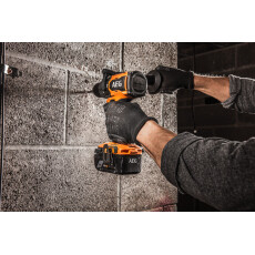 Аккумуляторная ударная дрель-шуруповерт AEG BSB18BL2-602K (2 АКБ 6Ач + ЗУ)