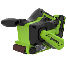 Ленточная шлифмашина аккумуляторная Greenworks G24BS 24V (АКБ 2Ач + ЗУ)