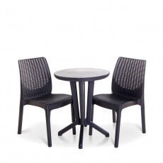 Комплект мебели KETER Chelsea Set, коричневый