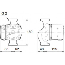 Циркуляционный насос Grundfos UPS 32-80 180 (95906443)
