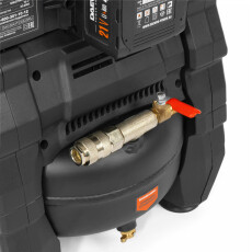 Компрессор аккумуляторный безмасляный 21В/220В DAEWOO DAC 90SLi SET