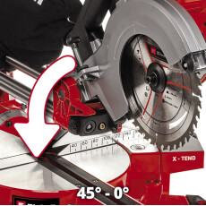 Аккумуляторная торцовочная пила Einhell TE-SM 36/210 Li-Solo