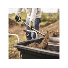 Лопата совковая Ergonomic Pro FISKARS (черная) (1066711)