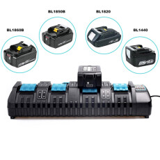 Зарядное устройство Makita DC18SF, 14.4-18В, 4 порта