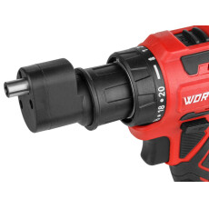 Аккум. дрель-шуруповерт WORTEX BD 2025 LiSET в чем. ALL1 XLT (2 АКБ 2Ач + ЗУ + 2 насадки)