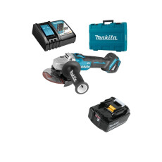 Аккумуляторная углошлифмашина MAKITA LXT DGA 504 RT в чемодане