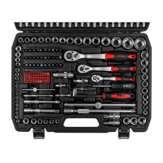 Набор инструментов 1/4", 1/2", 3/8" 6 граней 216 предметов PRO STARTUL Stuttgart (PRO-216S)