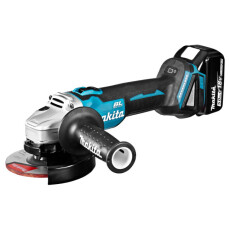 Аккумуляторная углошлифмашина MAKITA LXT DGA 504 RT в чемодане