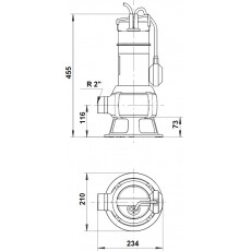 Погружной насос Grundfos Unilift AP 50B.50.11.A1.V