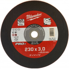 Диск отрезной по металлу 230 мм/3мм MILWAUKEE SC 41/230