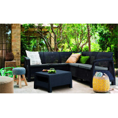Комплект мебели KETER Corfu Relax Set, графит