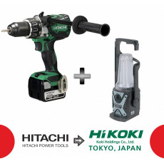 Аккумуляторный шуруповерт Hikoki DS14DBL2 + аккумуляторный фонарь