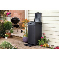 Контейнер для мусора уличный BALTIMORE BIN 125L, черный
