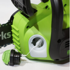 Пила цепная аккумуляторная Greenworks G24CS25K8 24В (АКБ 8Ач + ЗУ)