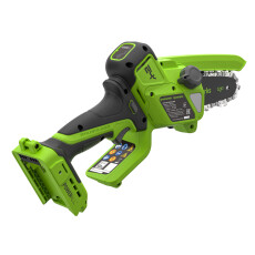 Мини-пила цепная аккумуляторная Greenworks CS2410AK4 24V (АКБ 4А/ч + ЗУ)
