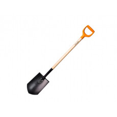 Лопата штыковая с дер. черенком FISKARS