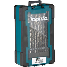 Набор сверл по металлу Makita HSS-G 25 шт. (1-13 мм, шаг 0.5 мм)
