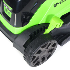 Аккумуляторная газонокосилка Greenworks GD24LM33K2 24В (в комплекте АКБ + ЗУ)