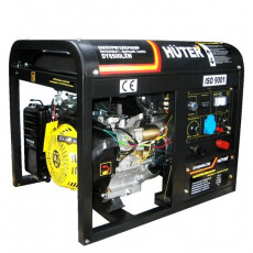 Бензиновый генератор Huter DY6500LXW с функцией сварки и колесами