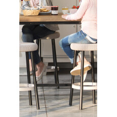 Стул барный уличный Keter Cozy bar stool (Коузи Бар), фиолетовый