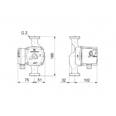 Циркуляционный насос Grundfos UPS 32-70 180 (96621355)
