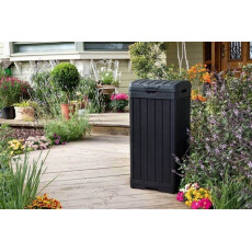 Контейнер для мусора уличный BALTIMORE BIN 125L, черный