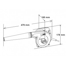 Воздуходувка электрическая MAKITA UB 1103