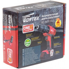Аккумуляторная ударная дрель-шуруповерт WORTEX BD 1830 DLi