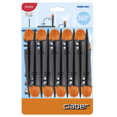 Дождеватель на спице Claber 1/4" туман 360°, 10 шт.
