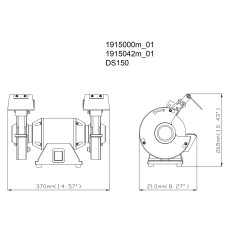 Станок точильный Metabo DS 150