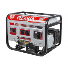 Бензиновый генератор Ресанта БГ 8000 Э (64/1/48)