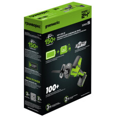 Аккумуляторная сабельная пила бесщеточная Greenworks GPT-СRS-25 24В (АКБ 4Ач + ЗУ)
