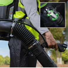 Воздуходув аккумуляторный ранцевый Greenworks GD82BP2 82В