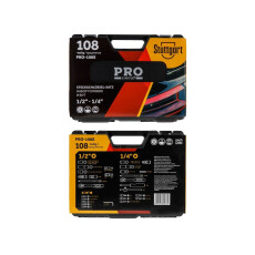 Набор инструментов 1/4", 1/2" 6 граней 108 предметов PRO STARTUL Stuttgart (PRO-108S)