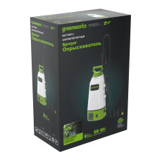 Опрыскиватель аккумуляторный Greenworks BPS2410 24В (АКБ 4Ач + ЗУ)